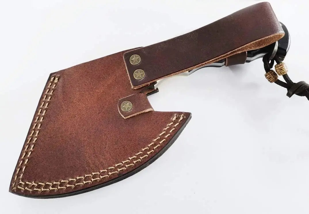 Damascus Steel Axe with Gut Hook – Model SM23 Damascussteel