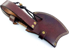 Tact Axe EDC Hatchet - Damascus Steel with Hand Engraved Eagle Copper Bolsters Wholesale Knives