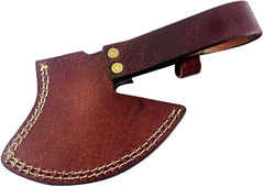 Best Rated Tactical Hatchet - Damascus Steel with Hand Engraved Copper Bolsters Wholesale Knives